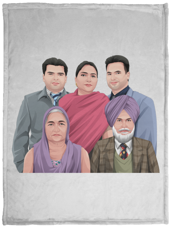 Cozy Plush Fleece Blanket - 30x40 - Portraitelle