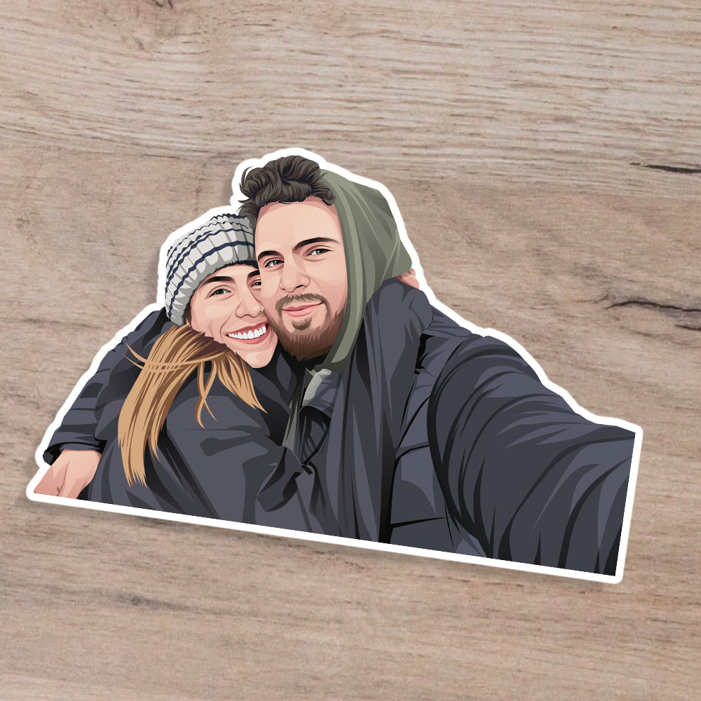 Bubble-free stickers - Portraitelle