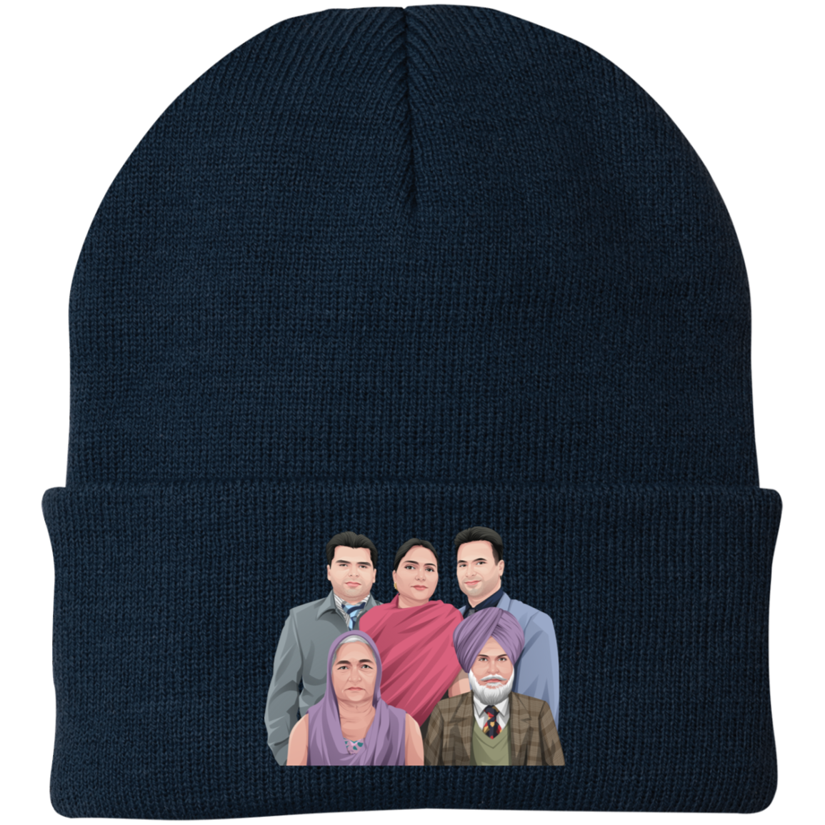 High Quality Embroidered Beanie Hat - Portraitelle